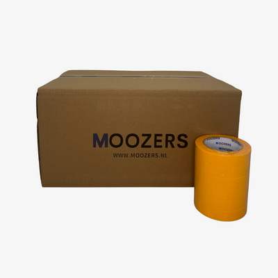 DOOS MOOZERS® 72 Rollen Washi Schilderstape geel 24mm x 50m